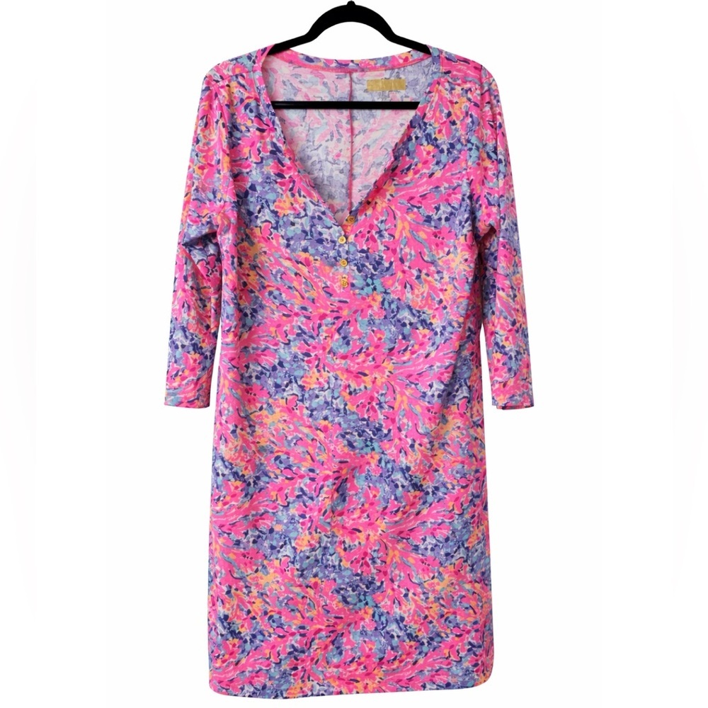 Lilly Pulitzer Coco Coral Crab Dress - Picture 2 of 4